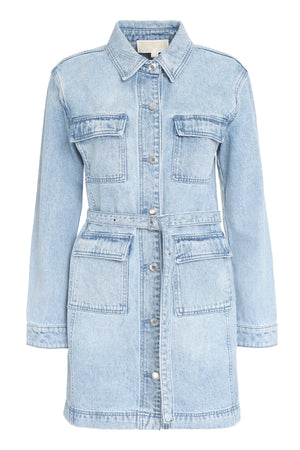 Denim shirtdress-0